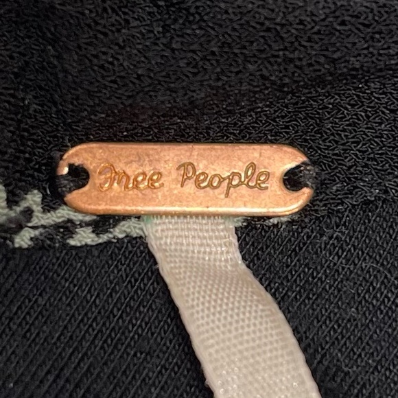 Free People Stella Midi Dress Boho Chic Long Sleeve Geometric Print Size M - Picture 6 of 12